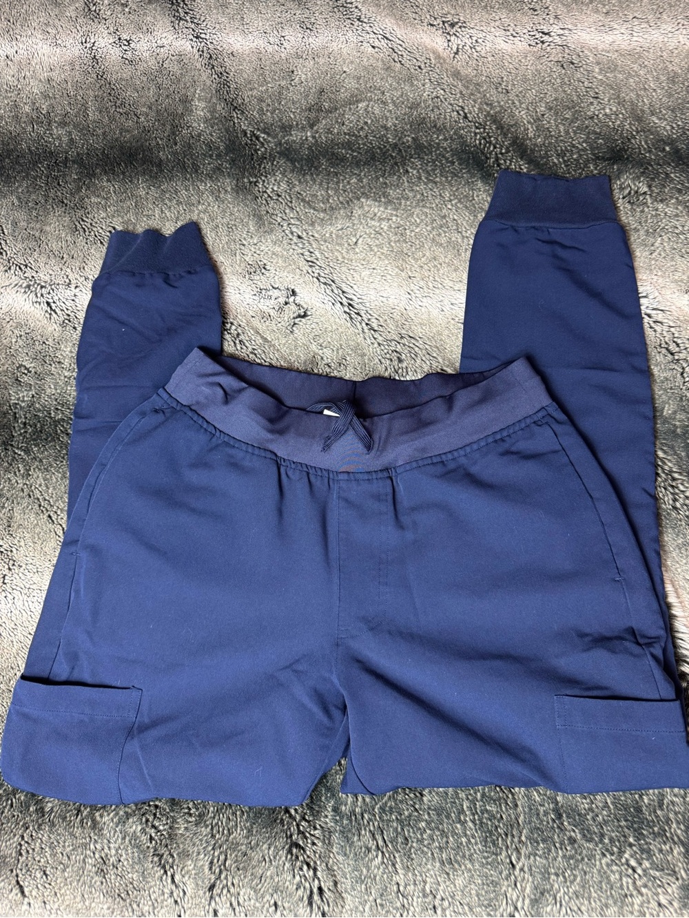 Navy Blue Jogger Scrub Pants